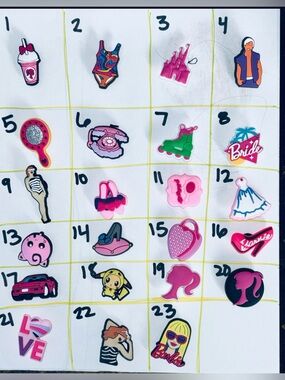 BARBIE 🎀 Charms. Fits CROCS & CLOGS.  Cute Decorative Charms